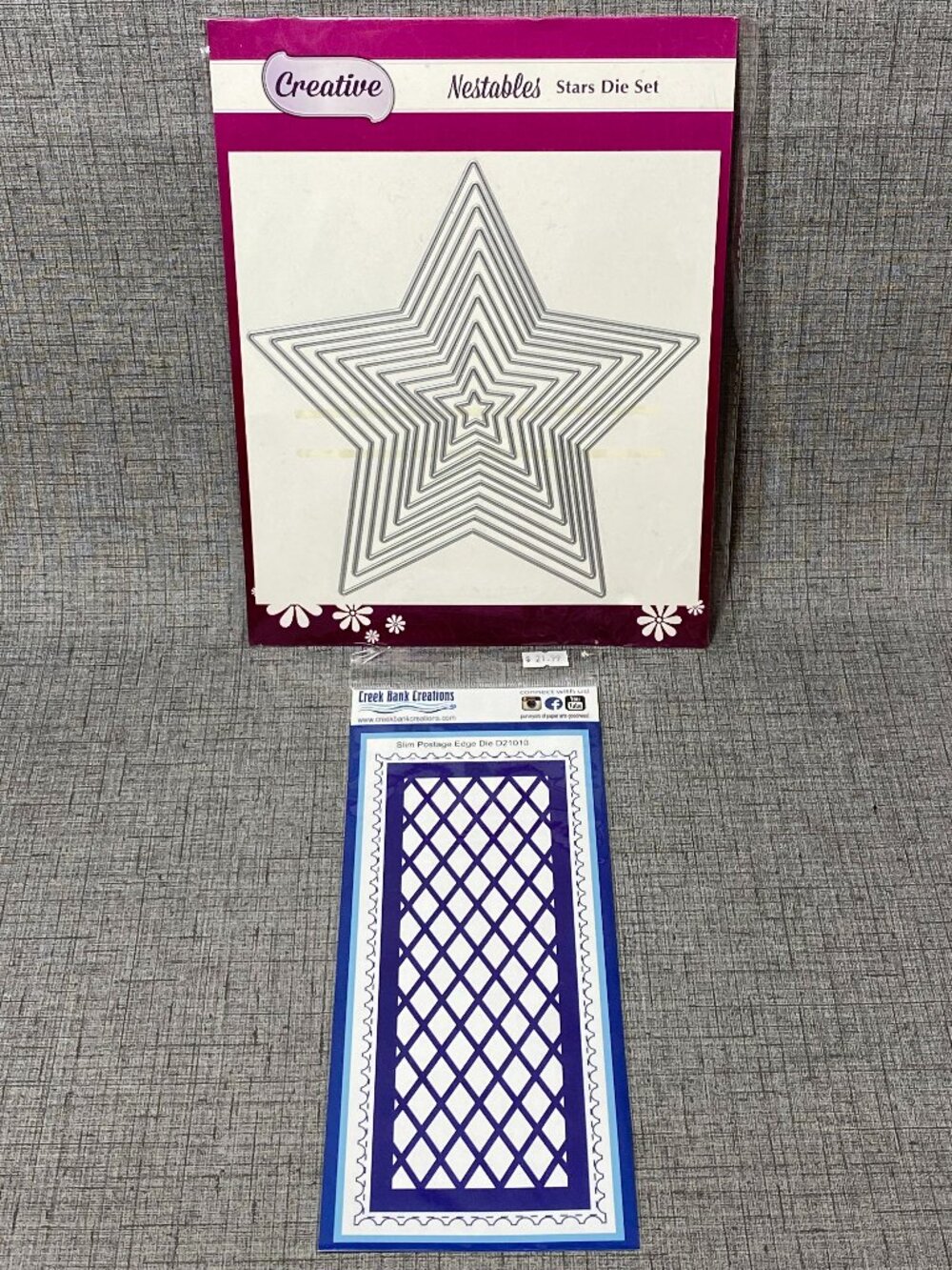 NEW Creek Bank Creations Craft Die & Craft Stash Creative Large Star Nestable